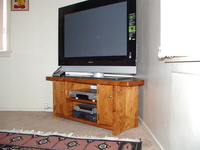 Macrocarpa TV cabinet