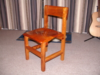 Macrocarpa dining chair