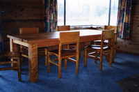 Macrocarpa dining set